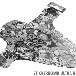 Rie:sel Design Schlamm:PE Mudguard -Bike Sale Soldes 02 riesel design schutzblech mudguard front schlammpe stickerbomb ultra black