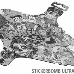 Rie:sel Design Garde-boue Avant Kol:oss -Bike Sale Soldes 02 riesel design schutzblech mudguard front koloss stickerbomb ultra black