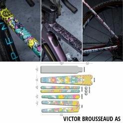 Dyedbro Kit De Protection De Cadre Victor Brousseaud AS Gravel