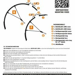 SKS Germany Kit De Garde-boue Raceblade Long Noir -Bike Sale Soldes AB bedienungsanleitung RACEBLADE LONG 2