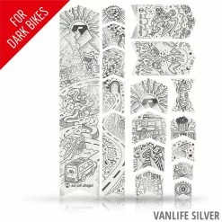 Rie:sel Design Frame:TAPE 3000 - Film De Protection Du Cadre -Bike Sale Soldes FrameTape 0004 VanLife Silver Artikel