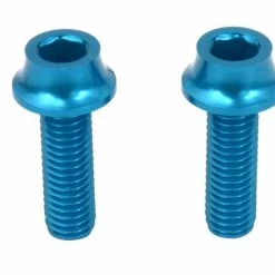 Katana Vis De Porte-bouteille Extra Light, Set De 2, Bleu -Bike Sale Soldes Katana Extra Light Flaschenhalterschrauben 2er Set blau 2