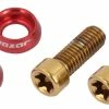 Quaxar Vis En Nitrure De Titane M5x12 -Bike Sale Soldes Quaxar Flaschehalterschrauben rot 16OoEZPZwiBmun