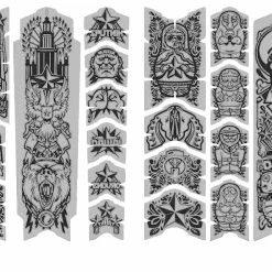 Unleazhed Unscratch Frame - Film De Protection Pour Cadre Dawei -Bike Sale Soldes Unleazhed dawei black glossy L