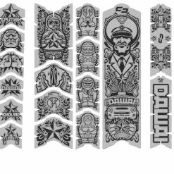 Unleazhed Unscratch Frame - Film De Protection Pour Cadre Dawei -Bike Sale Soldes Unleazhed dawei black glossy XXL