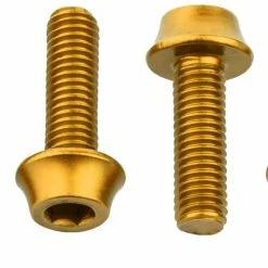 Wolf Tooth Components M5x15mm Vis Porte-bouteille ( 4 Pièces) -Bike Sale Soldes Wolf Tooth M5x15mm Flaschenhalterschrauben 4WBBOLTBLK 5