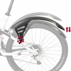 ZEFAL Garde-boue Arrière Deflector RS75 -Bike Sale Soldes Zefal Deflector RS75 Hinterradschutzblech 2531 06