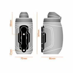 Fidlock TWIST Bottle 450 + Bike Base -Bike Sale Soldes fidlock twist bottle4502019 Measurements