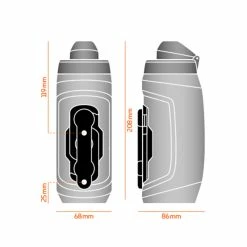 Fidlock TWIST Bouteille 590 + Base Pour Vélo -Bike Sale Soldes fidlock twist bottle590 blackbikebase dimensions