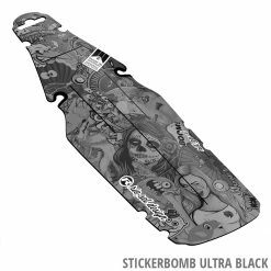 Rie:sel Design Fatbike Rear Mudguard 'ritze L' -Bike Sale Soldes riesel Fatbike Rear Mudguard ritze L Stickerbomb ultra black