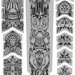 Bike Sale Soldes -Bike Sale Soldes unleazhed 20117758 Unscratch Frame Rahmenschutzfolie Dawei Black Matt 2