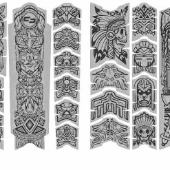 Unleazhed Unscratch Frame Film De Protection Pour Cadre - Tatanka Black Matt -Bike Sale Soldes unleazhed 20117762 Unscratch Frame Rahmenschutzfolie Tatanka Black Matt 4