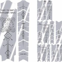 Unleazhed Unscratch Frame Film De Protection Pour Cadre - Runes Of Shred Black Glossy