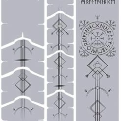 Unleazhed Unscratch Frame Film De Protection Pour Cadre - Runes Of Shred Black Matt -Bike Sale Soldes unleazhed 20117770 Unscratch Frame Rahmenschutzfolie Runes of Shred Black Matt 3