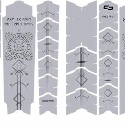 Unleazhed Unscratch Frame Film De Protection Pour Cadre - Runes Of Shred Black Matt -Bike Sale Soldes unleazhed 20117770 Unscratch Frame Rahmenschutzfolie Runes of Shred Black Matt 4